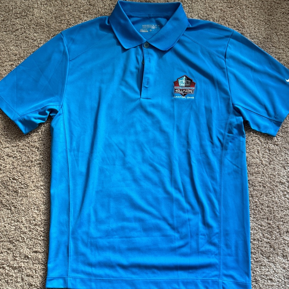 Nike Pro Football Hall of Fame Blue Men's Polo Shirt